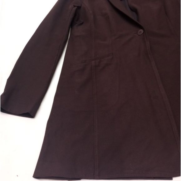 Eileen Fisher Brown One-Button Jacket, size Small Petite - Picture 6 of 15